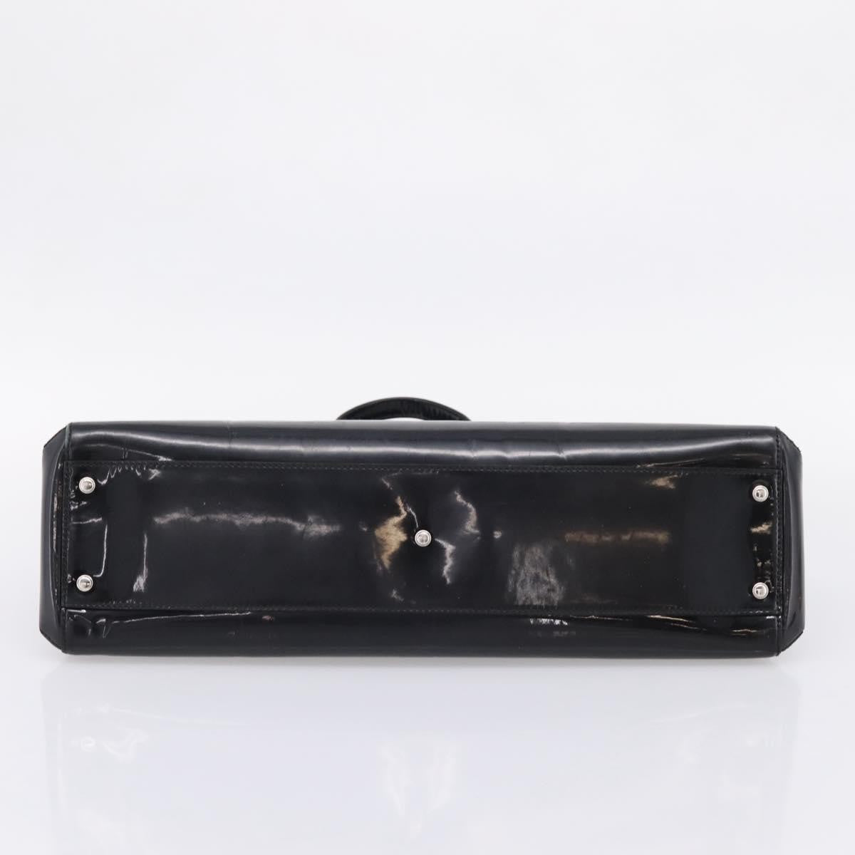 Cartier Marcello Patent Leather Black Patent_Leather Handbag (Pre-Owned)