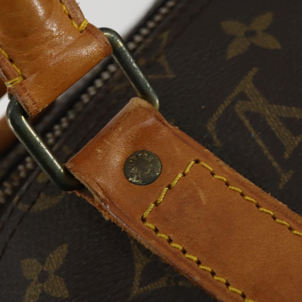 Louis Vuitton Keepall Monogram Canvas Brown Canvas Travel Bag Bag (Pre-Owned)