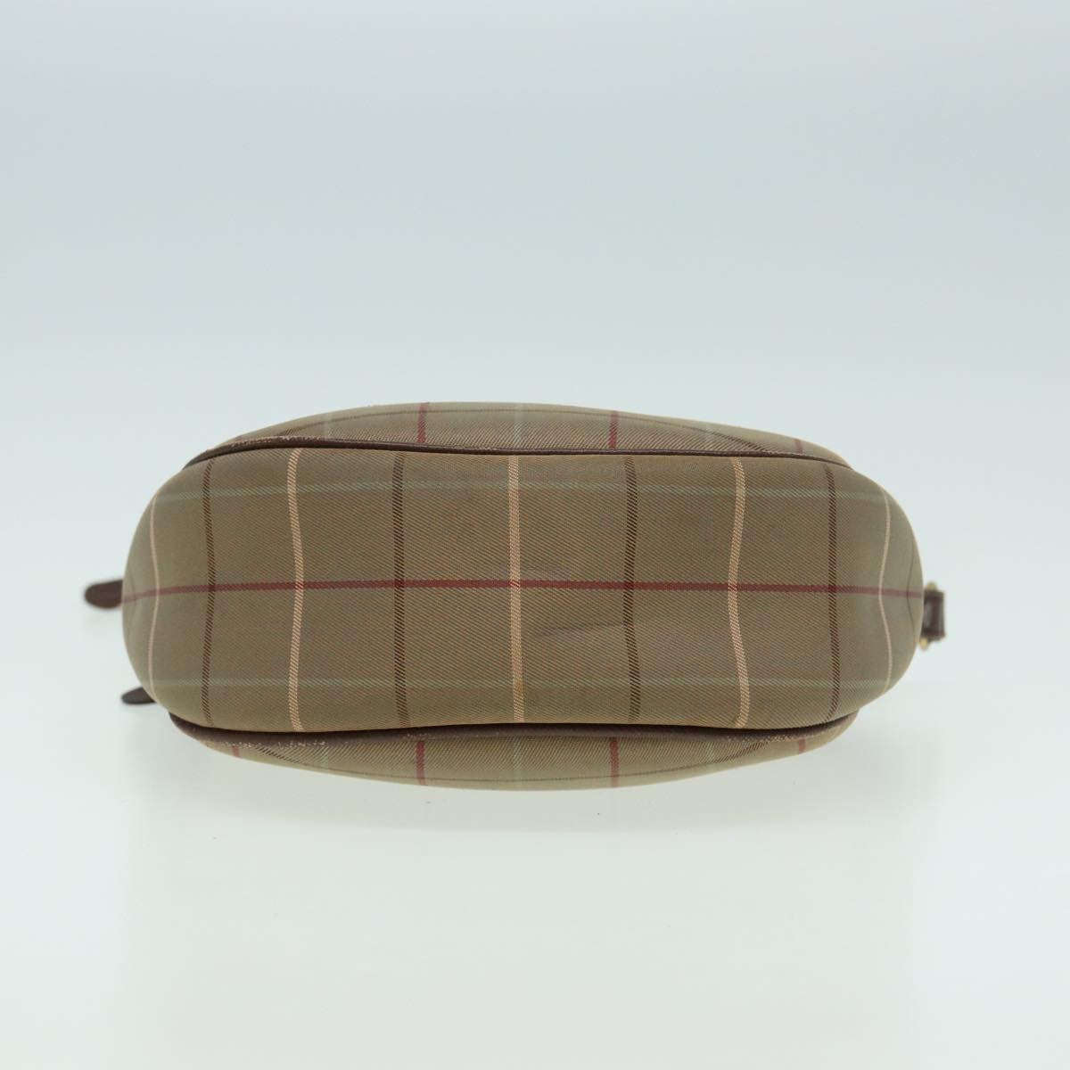 Burberry Nova Check Canvas And Leather Beige Canvas Shoulder Bag Bag (Pre-Owned)