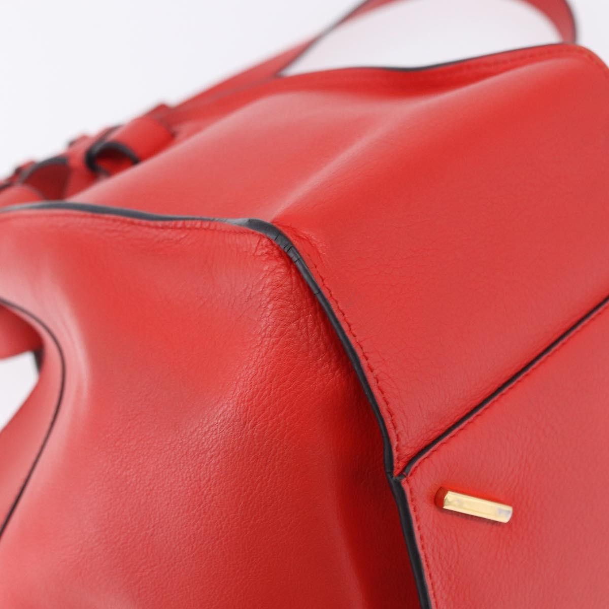 Loewe Hammock Leather Red Leather Handbag (Pre-Owned)