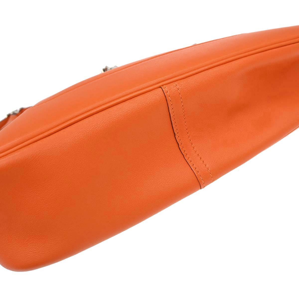Hermes Trim Epsom Orange Leather Shoulder Bag Bag (Pre-Owned)