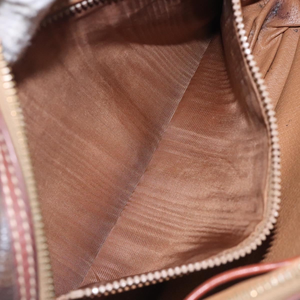 Celine Macadam Canvas Brown Canvas Clutche & Pouche Bag (Pre-Owned)