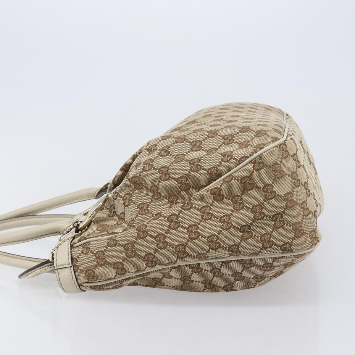 Gucci Sukey Top Handle Gg Canvas Beige Canvas Tote Bag Bag (Pre-Owned)