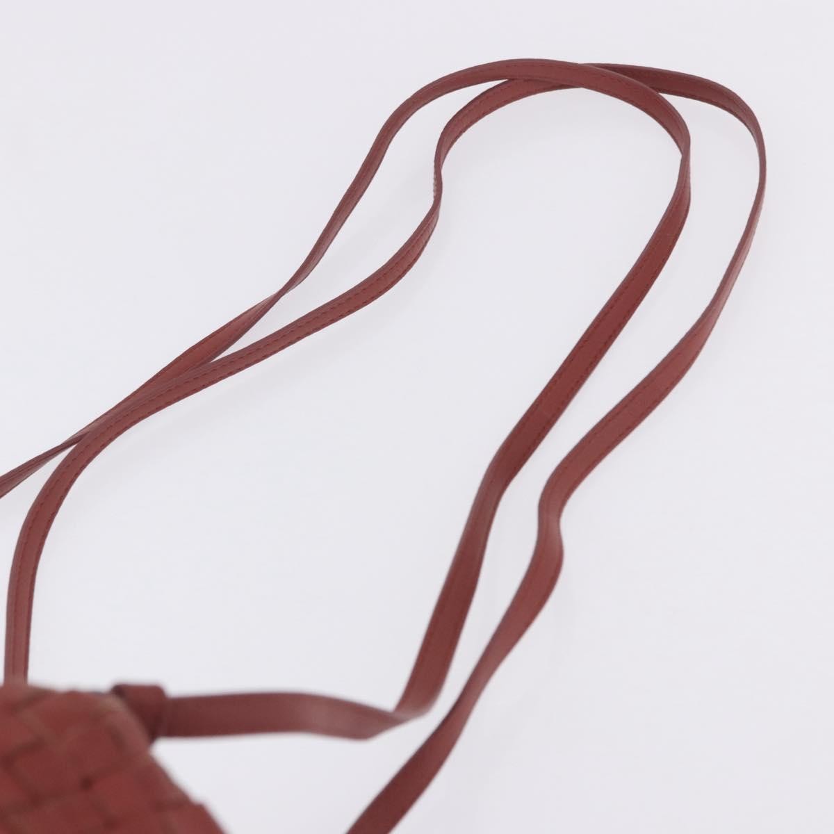 Bottega Veneta Zip Cube Messenger Intrecciato Nappa Brown Leather Shoulder Bag Bag (Pre-Owned)