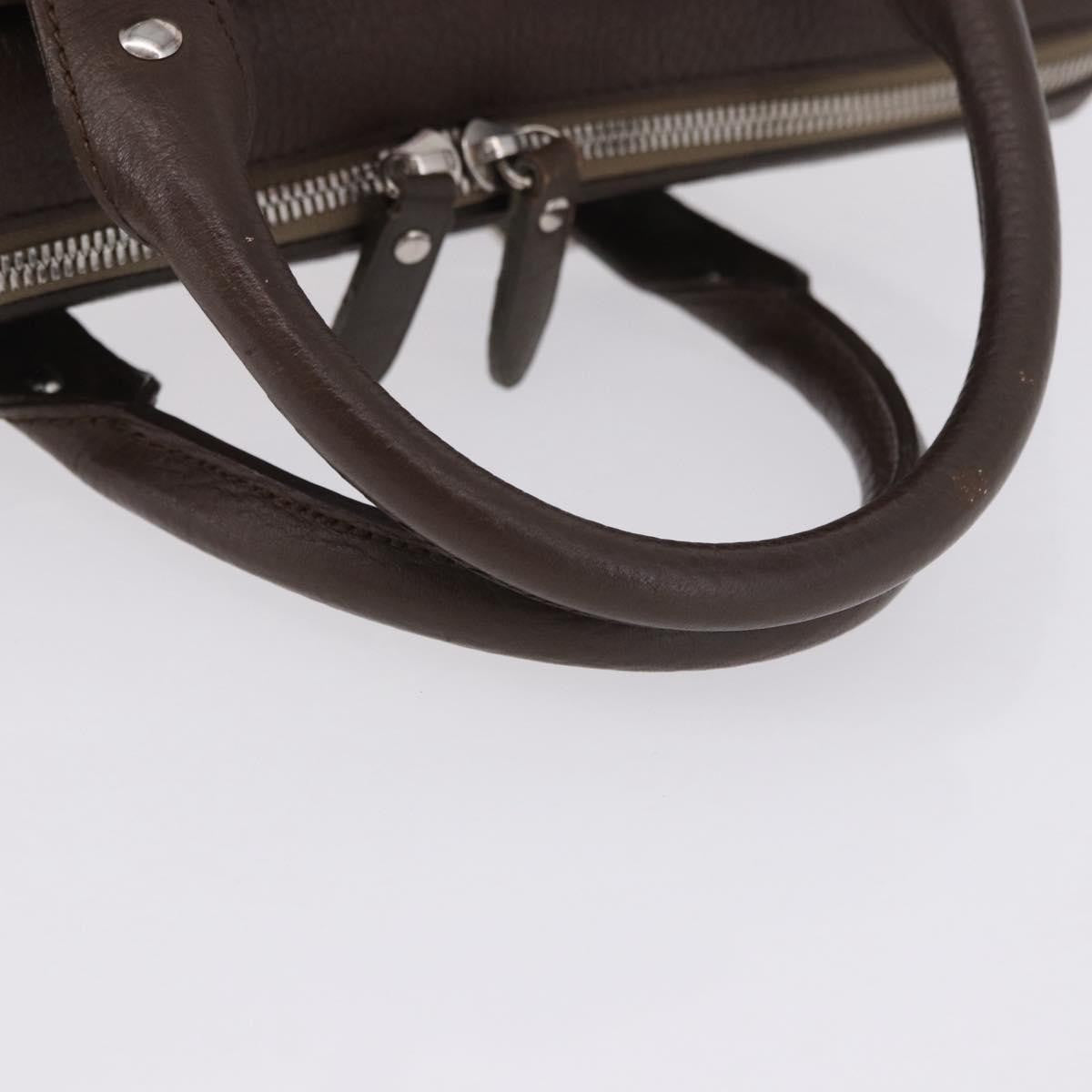 Burberry Nova Check Canvas Brown Canvas Handbag (Pre-Owned)