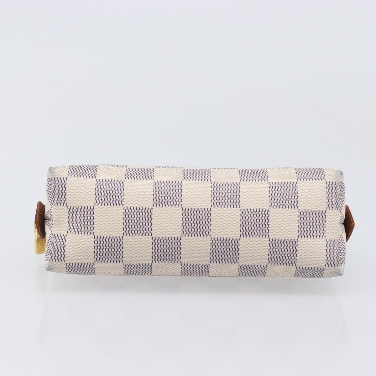 Louis Vuitton Cosmetic Damier Beige Canvas Toiletry Case Accessory (Pre-Owned)