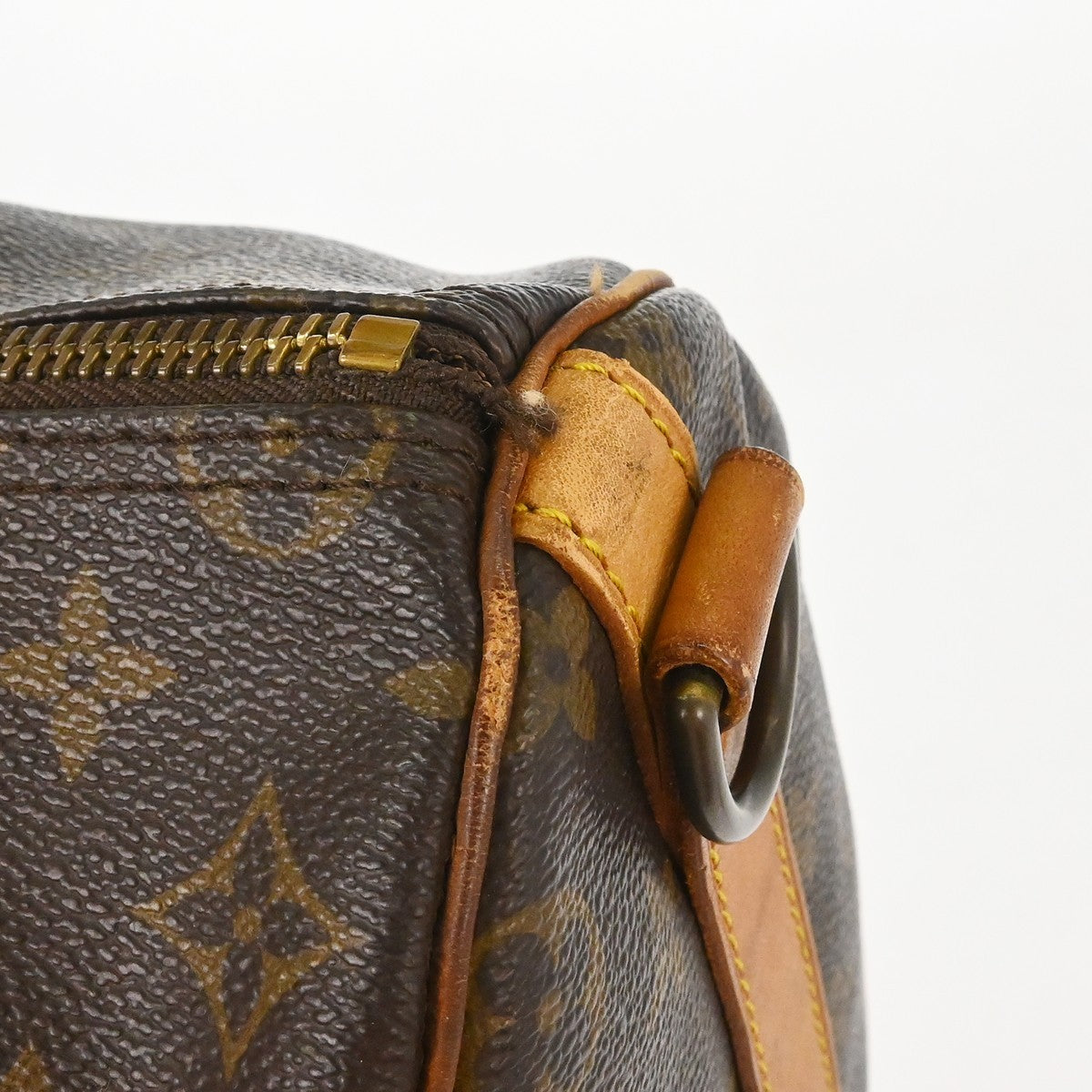 Louis Vuitton Keepall Bandouliere Monogram Canvas Brown Canvas Travel Bag Bag (Pre-Owned)