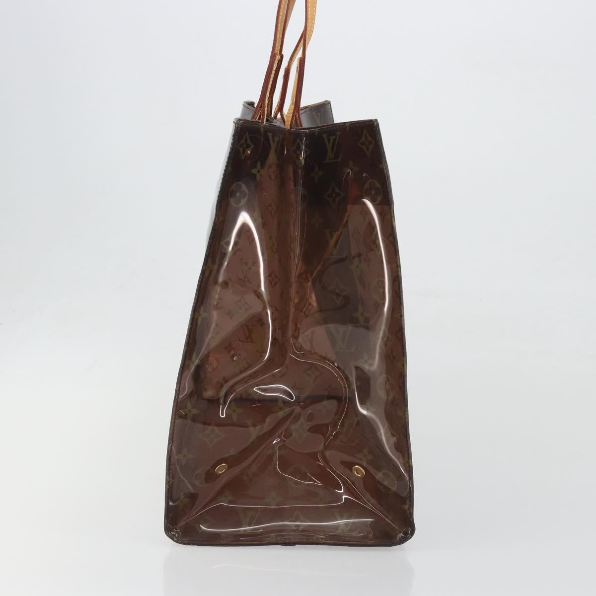 Louis Vuitton Ambre Sac Cabas Monogram Vinyl Brown Plastic Tote Bag Bag (Pre-Owned)