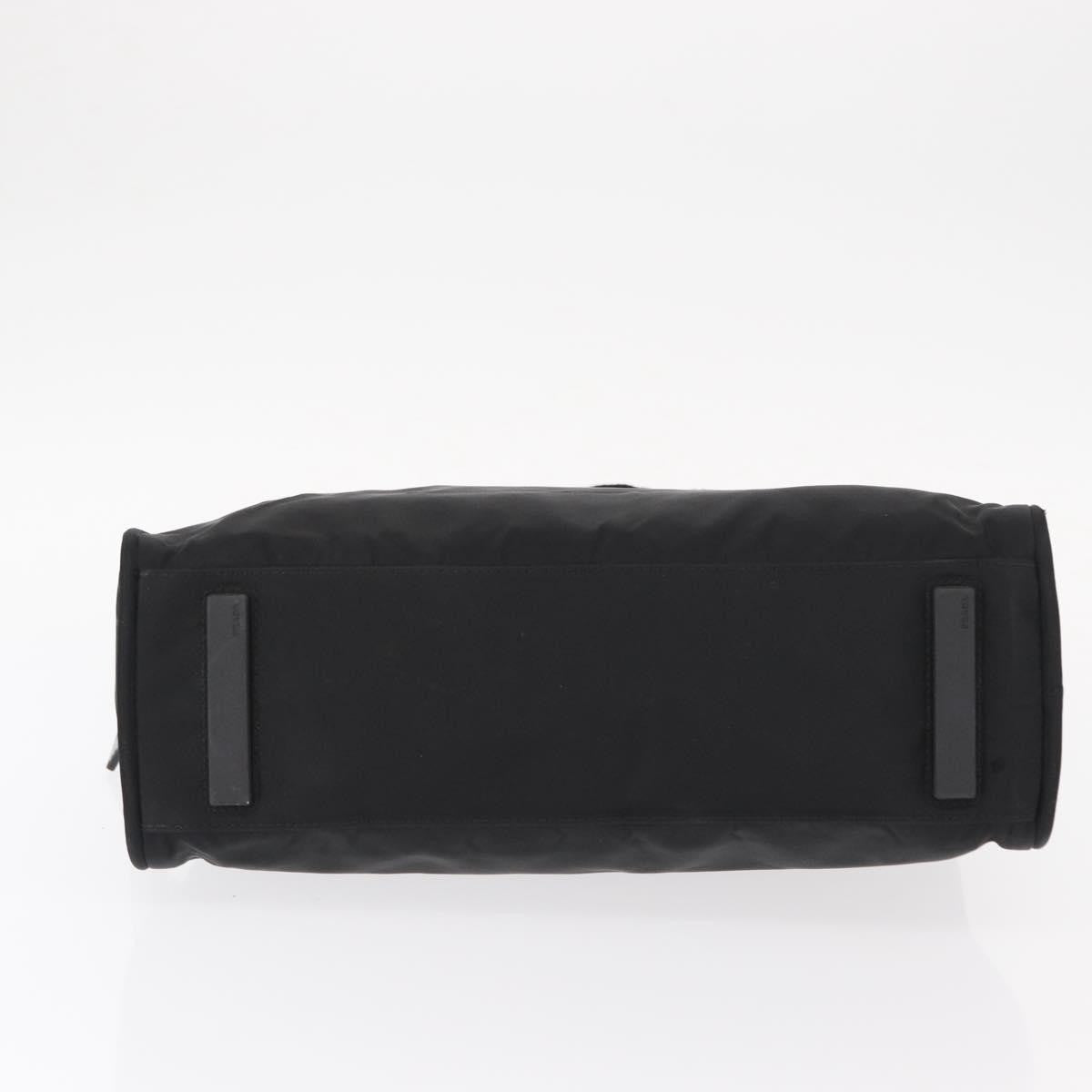 Prada Bowling Shoulder Tessuto Black Nylon Shoulder Bag Bag (Pre-Owned)