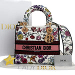 Dior Lady D-Light White Gold Plated Handbag (Pre-Owned)