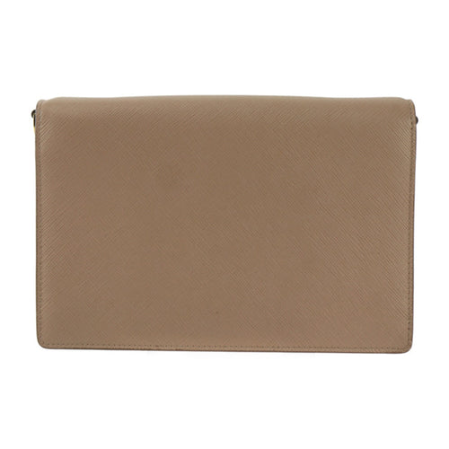 Prada Envelope Beige Leather Wallet  (Pre-Owned)