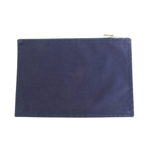 Hermès Purple Cotton Clutch Bag (Pre-Owned)