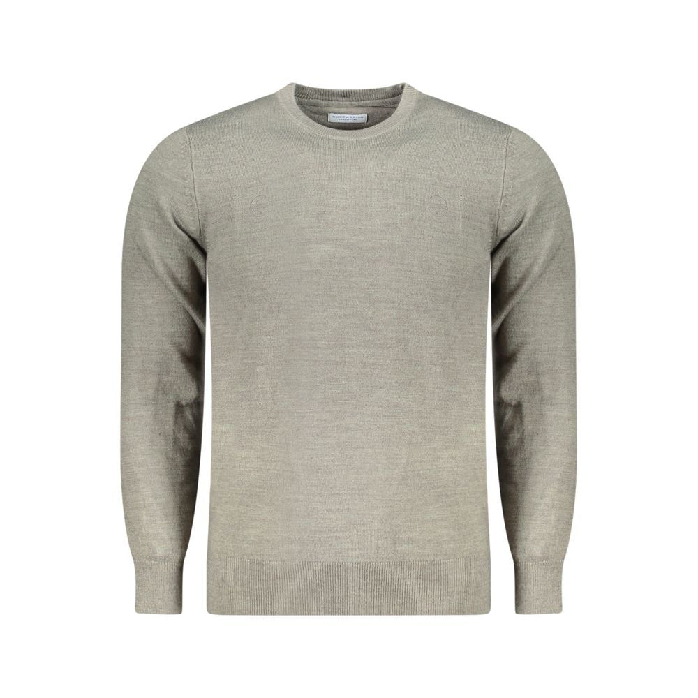 North Sails Gray Acrylic Men Men's Sweater