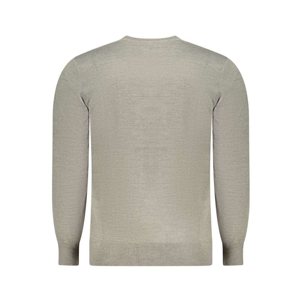 North Sails Gray Acrylic Men Men's Sweater