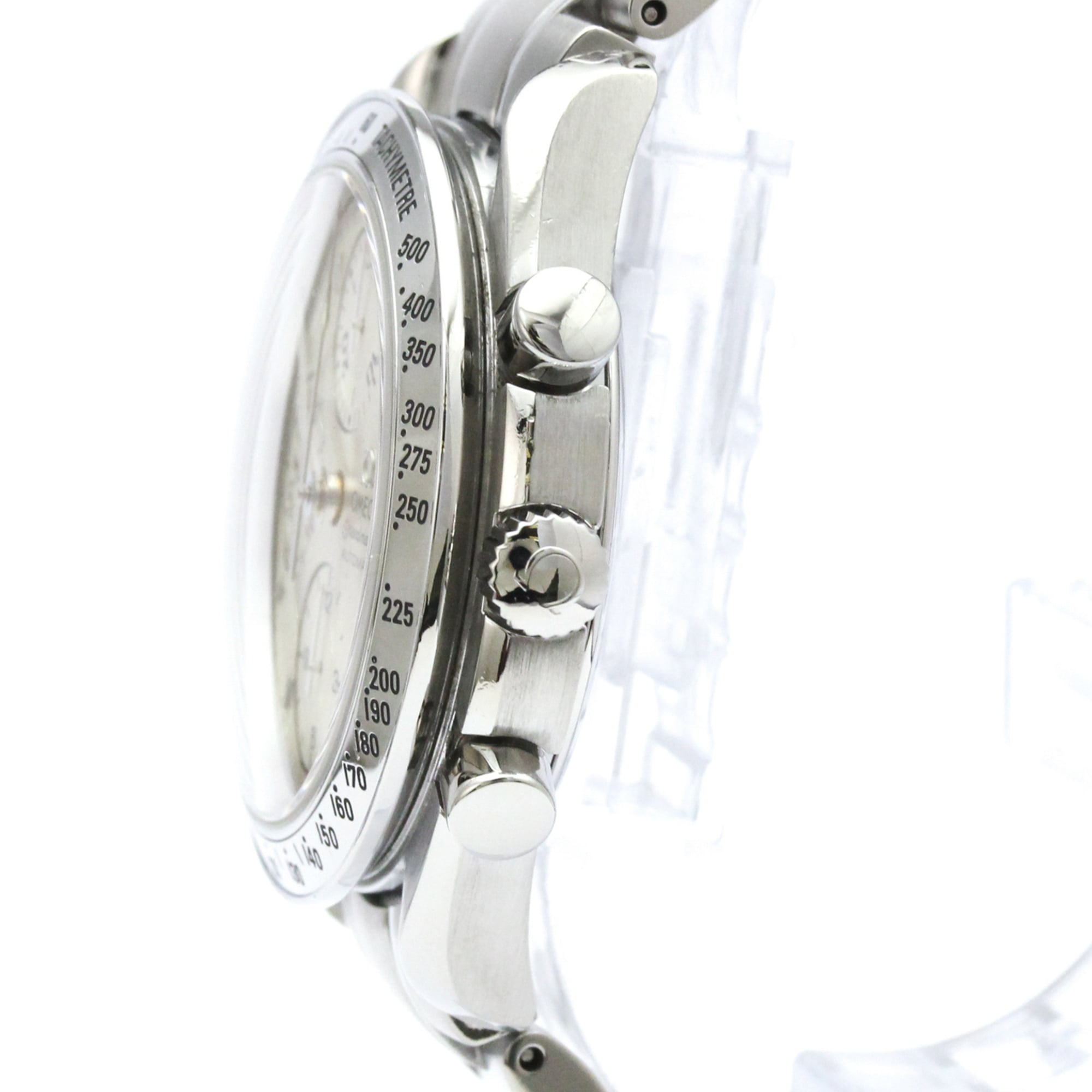 Omega Speedmaster Date Chronograph Automatic Stainless Steel Watch (Pre-Owned)