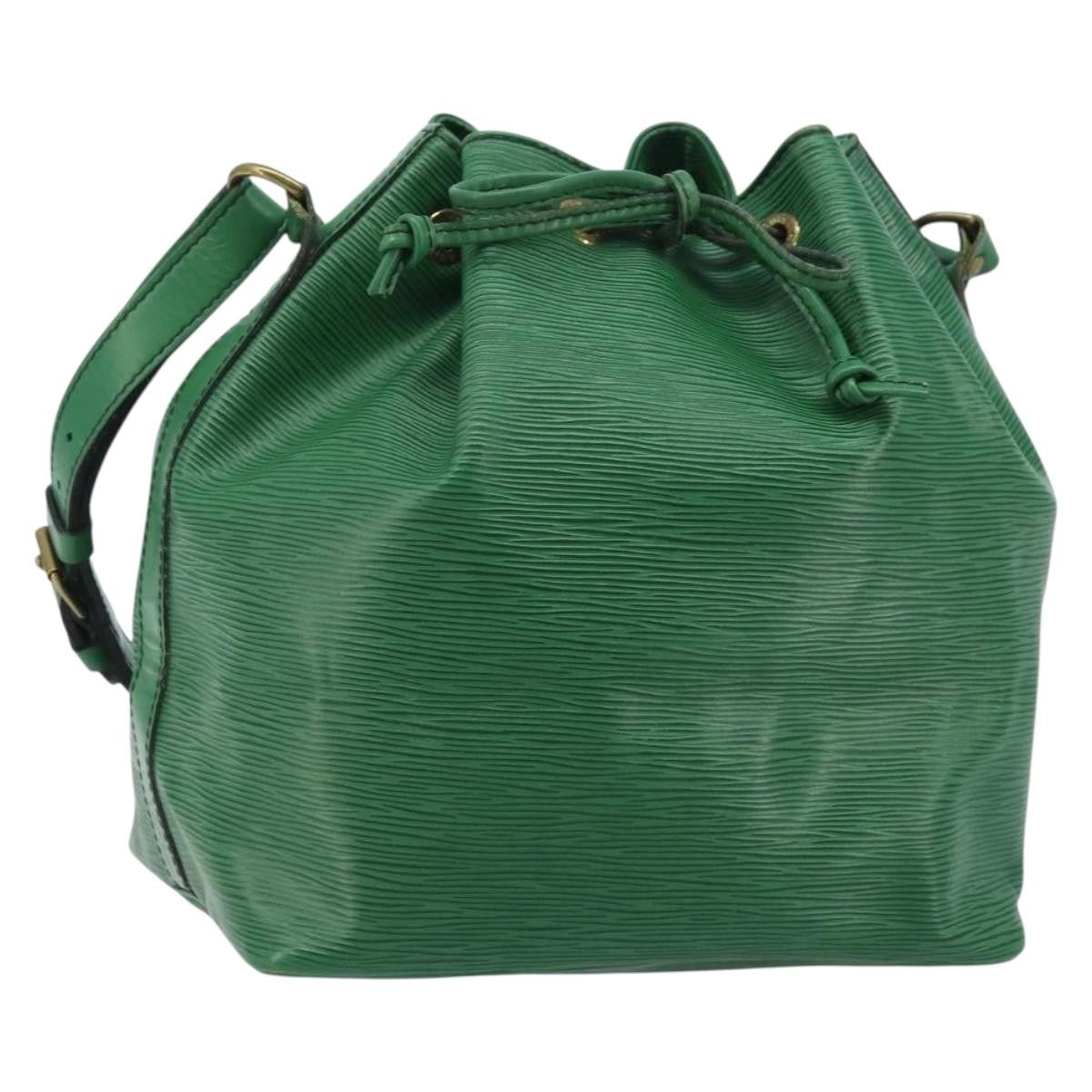 Louis Vuitton Petit Noe Epi Leather Green Leather Shoulder Bag Bag (Pre-Owned)