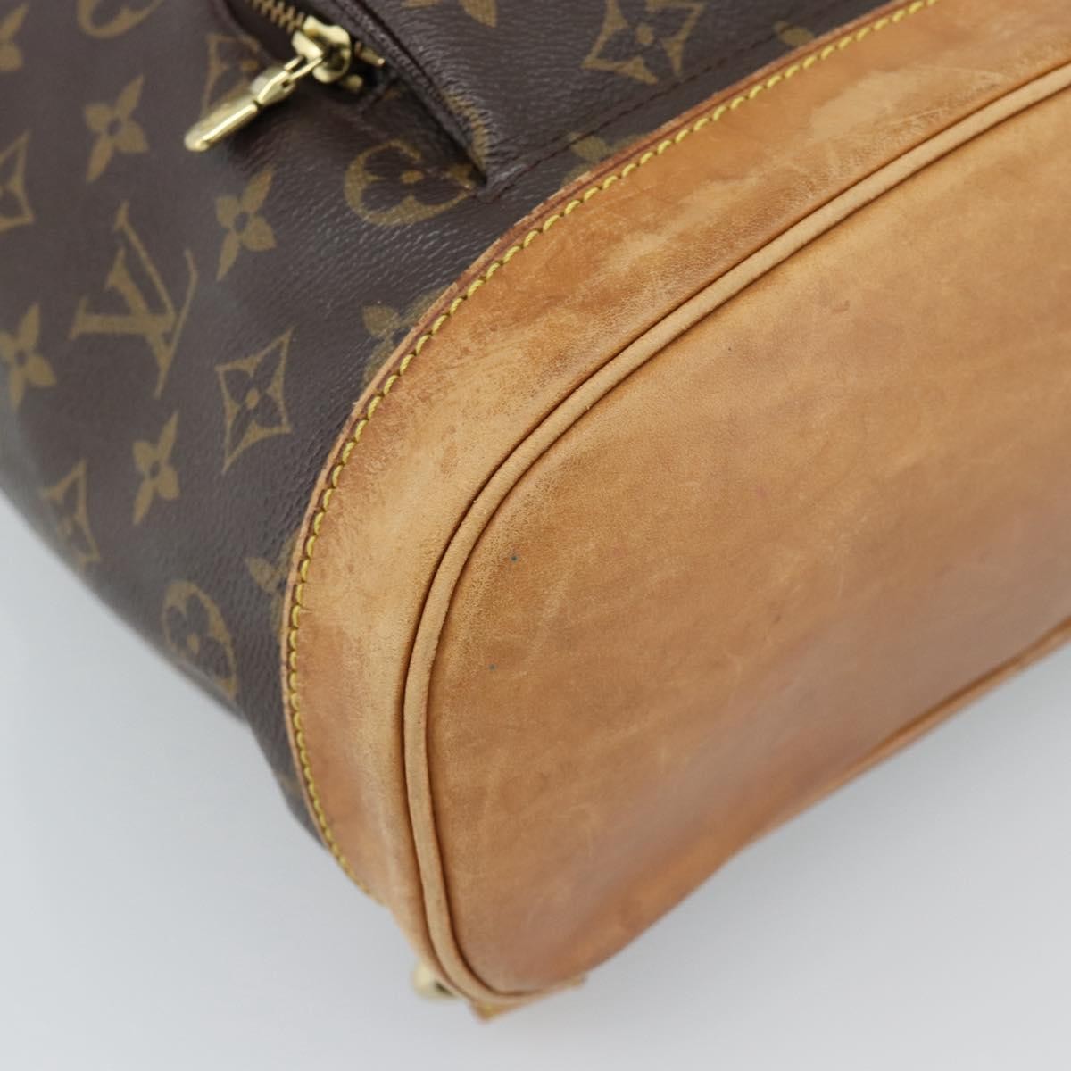 Louis Vuitton Vintage Montsouris Monogram Canvas Brown Canvas Backpack Bag (Pre-Owned)