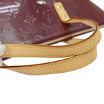 Louis Vuitton Bellevue Pm Purple Patent Leather Handbag (Pre-Owned)