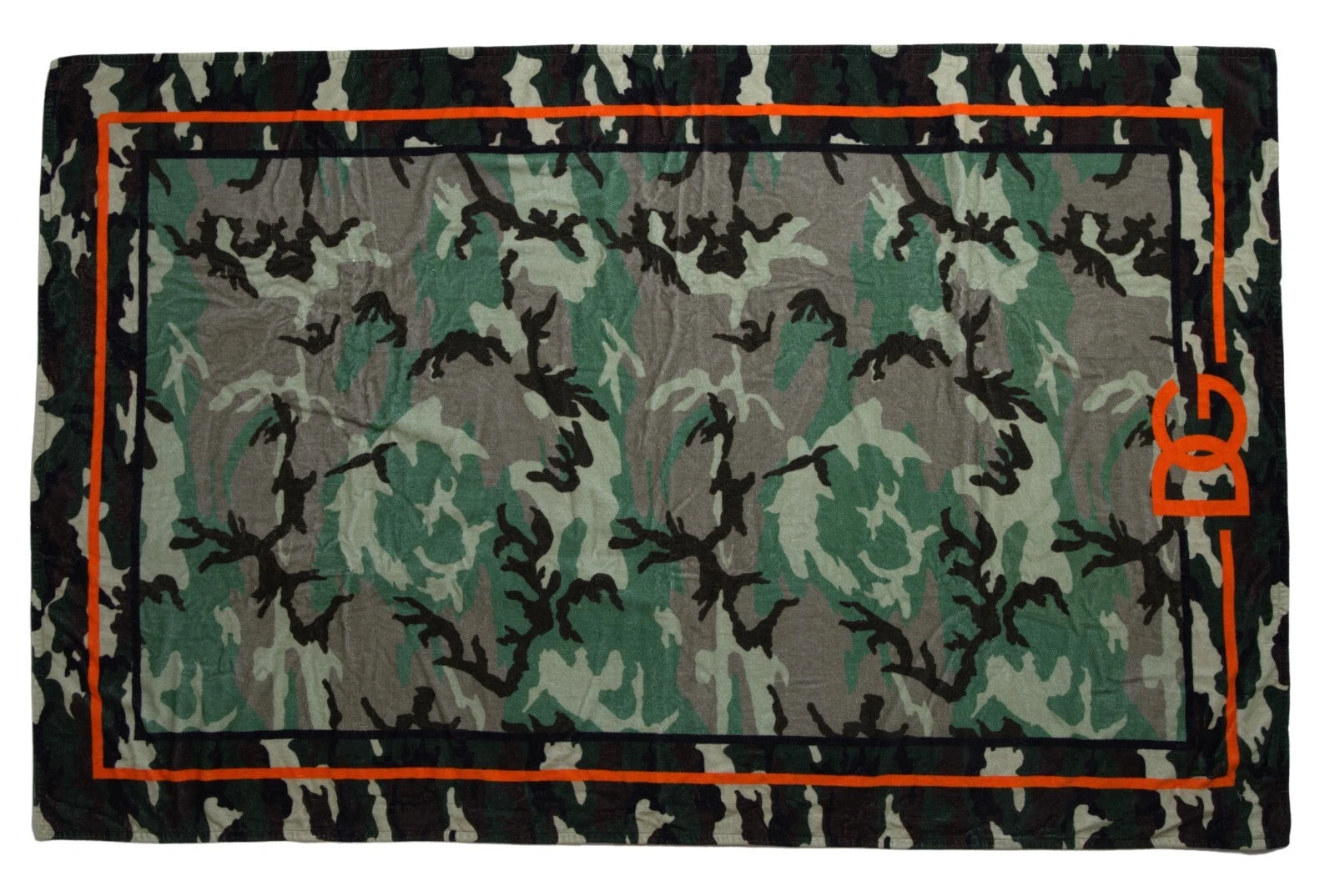 Dolce & Gabbana Multicolor Printed Cotton Wrap Shawl Men's Scarf