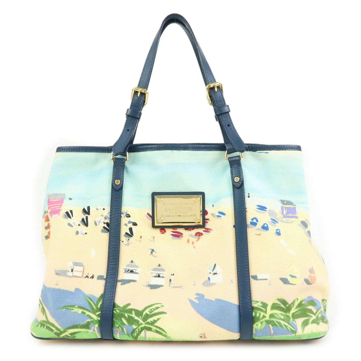 Louis Vuitton Ailleurs Cabas Limited Edition Printed Canvas Multicolour Canvas Tote Bag Bag (Pre-Owned)