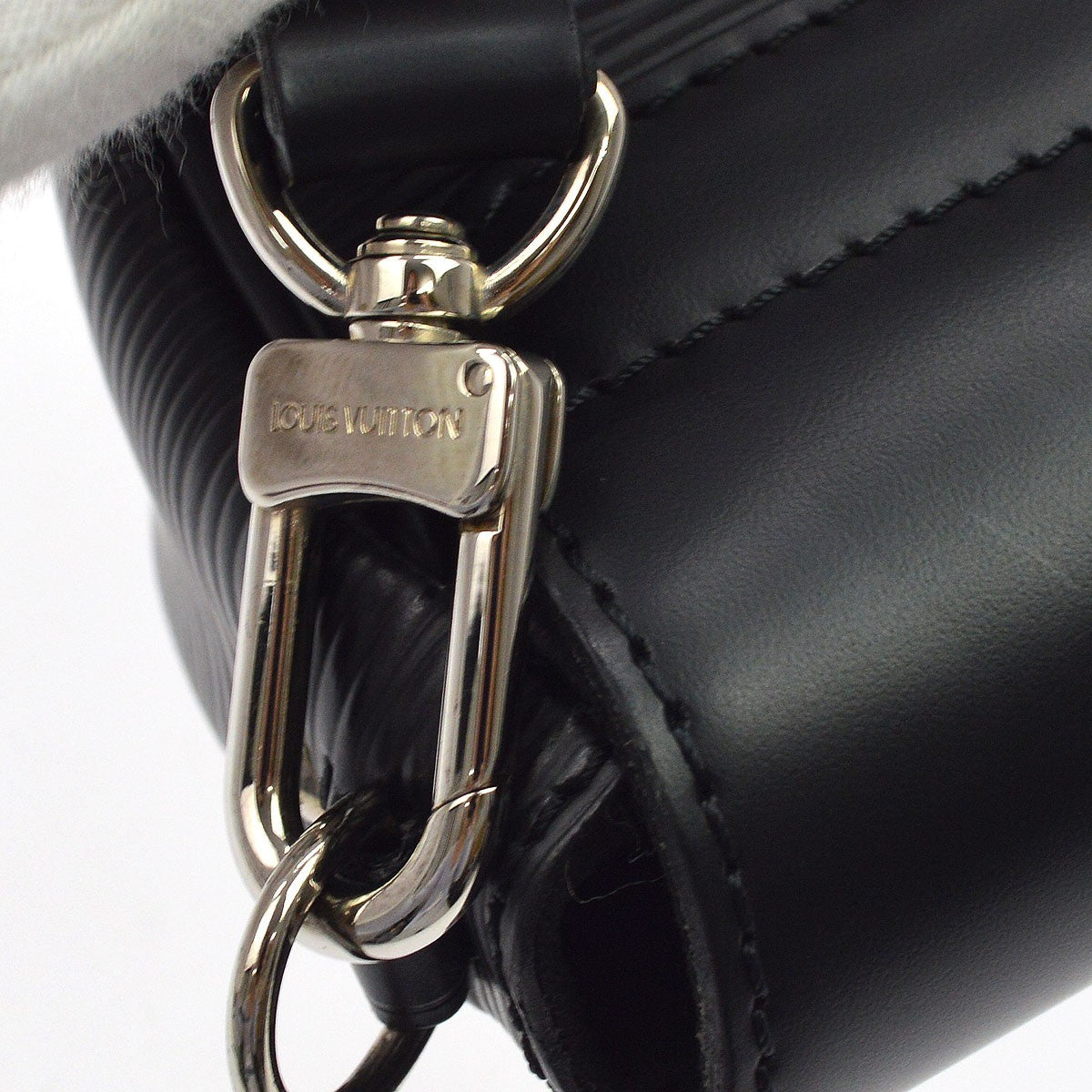 Louis Vuitton Montaigne Clutch Epi Leather Black Leather Clutche & Pouche Bag (Pre-Owned)