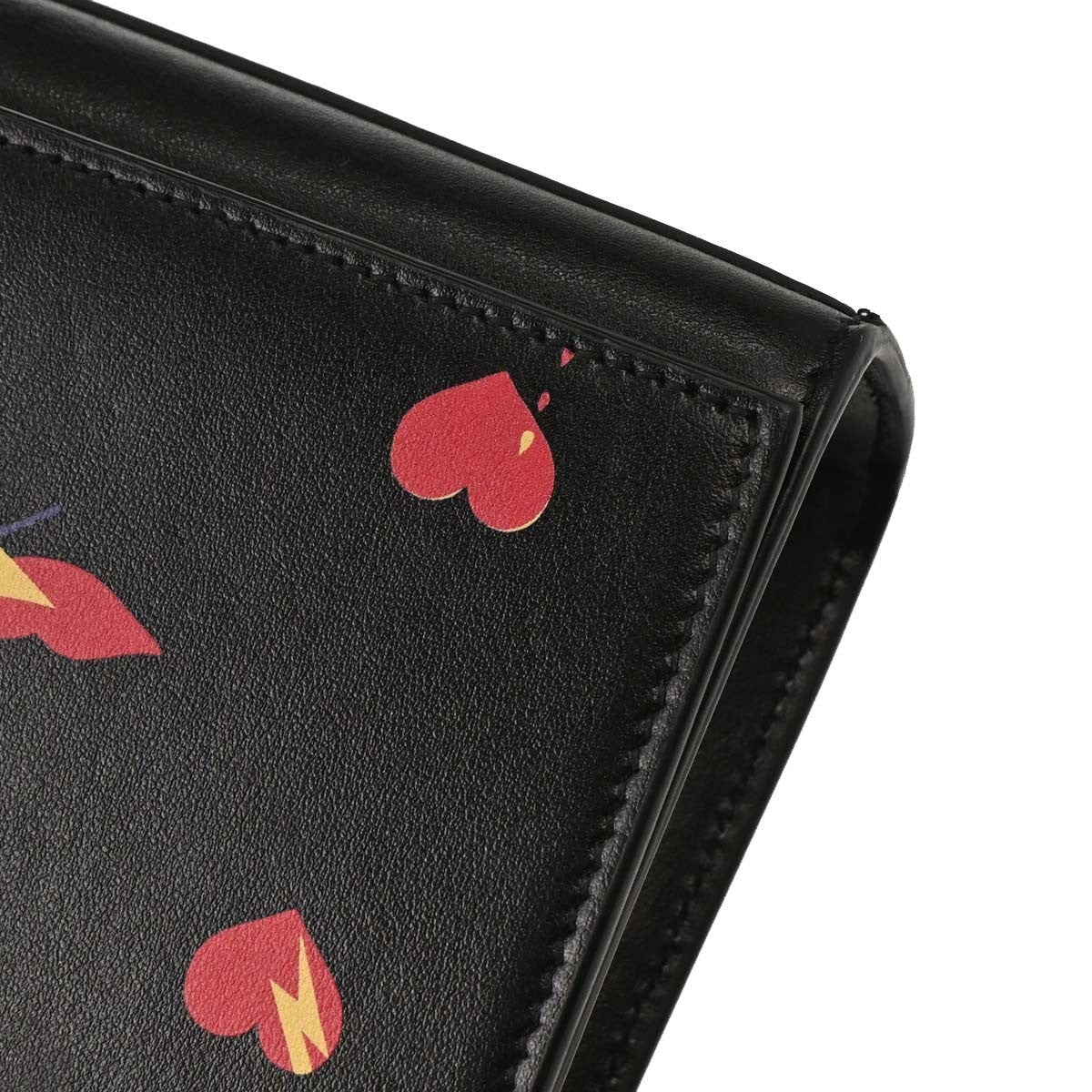 Saint Laurent Kate Leather Black Leather Shoulder Bag Bag (Pre-Owned)