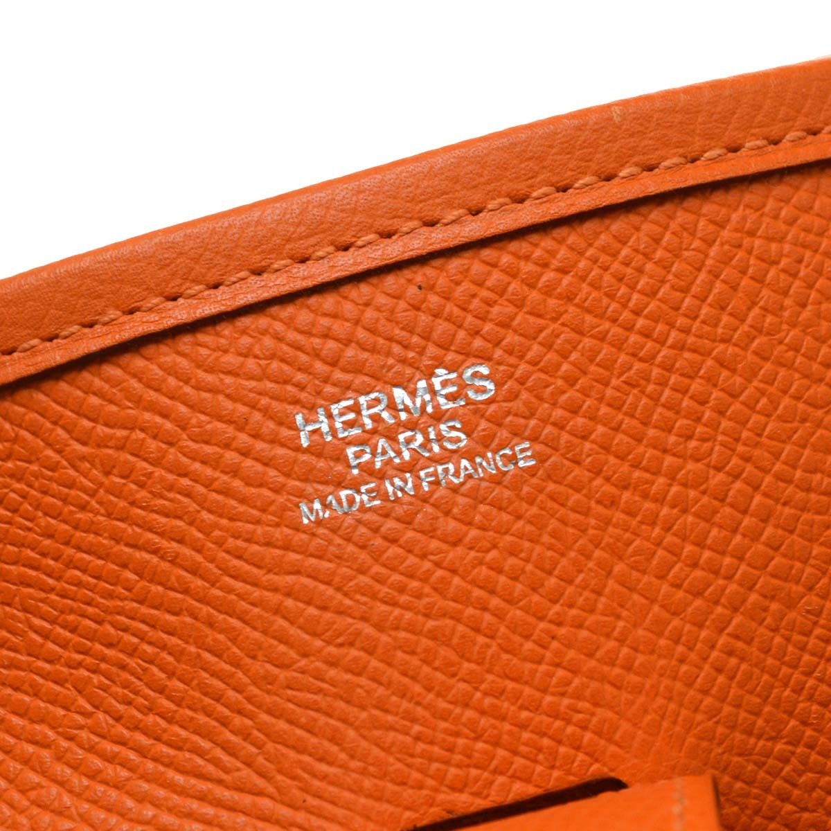 Hermes Evelyne Epsom Orange Leather Shoulder Bag Bag (Pre-Owned)