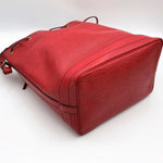 Louis Vuitton Noe Red Leather Shopper Bag (Pre-Owned)