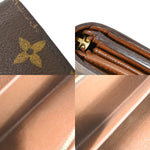 Louis Vuitton Trésor Brown Canvas Wallet  (Pre-Owned)