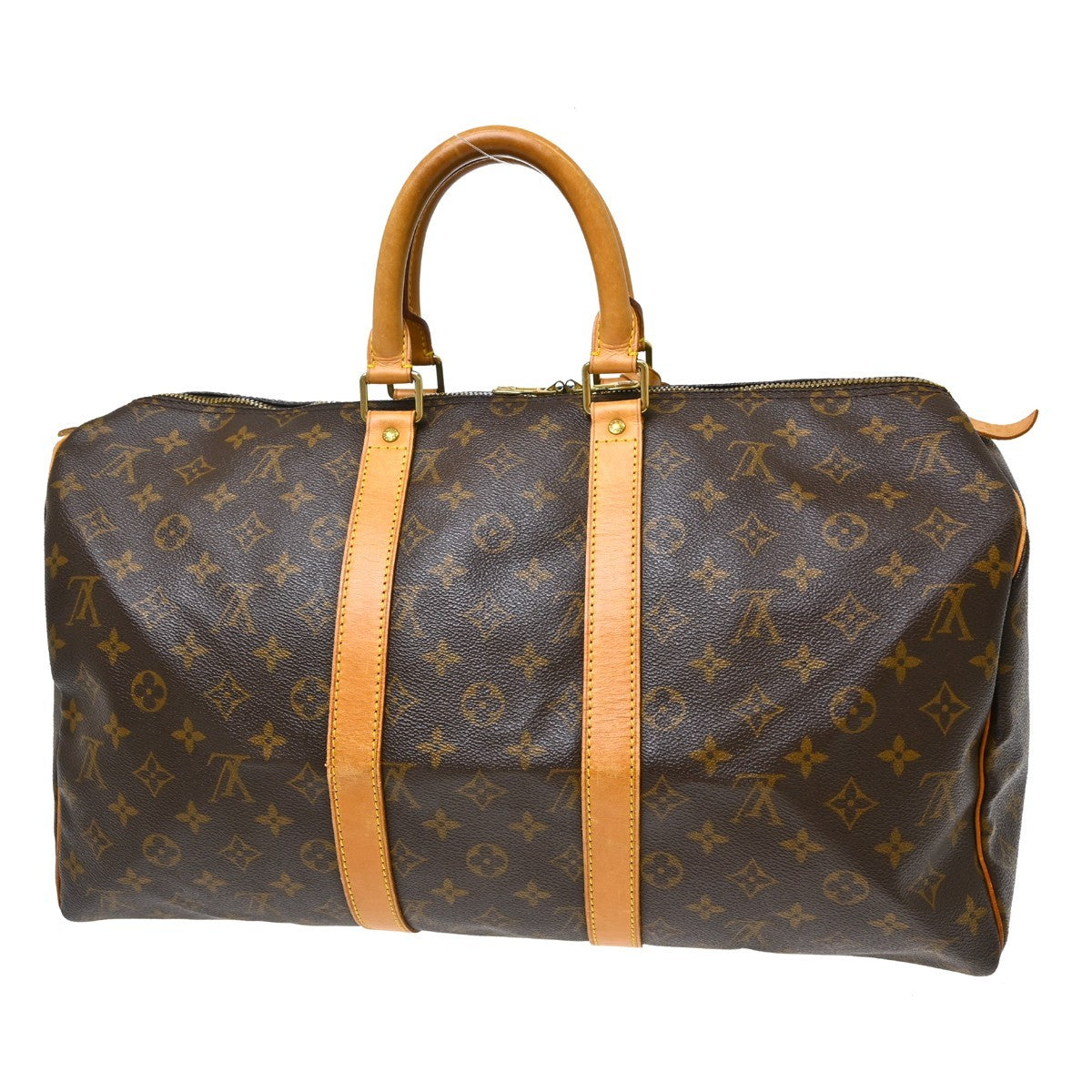 Louis Vuitton Keepall Monogram Canvas Brown Canvas Travel Bag Bag (Pre-Owned)