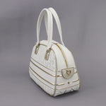 Dior Vibe Seau White Leather Travel Bag (Pre-Owned)