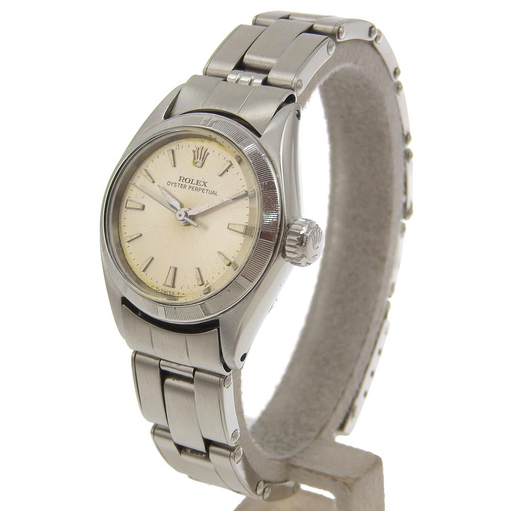 Rolex Oyster Perpetual Automatic Stainless Steel And Yellow Gold With Diamond Bezel Watch (Pre-Owned)
