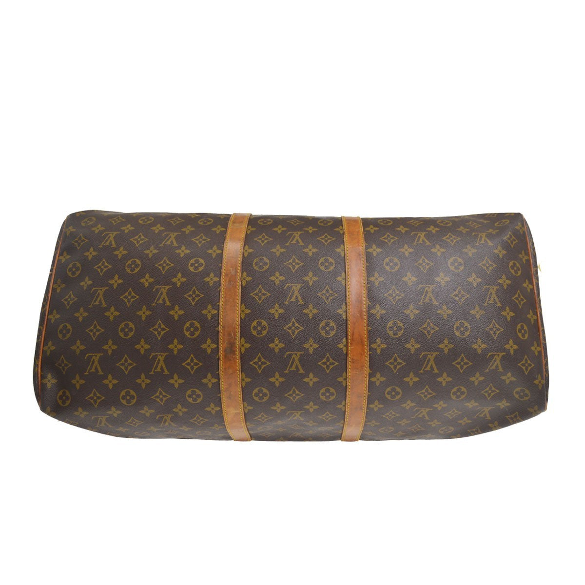 Louis Vuitton Keepall Monogram Canvas Brown Canvas Travel Bag Bag (Pre-Owned)