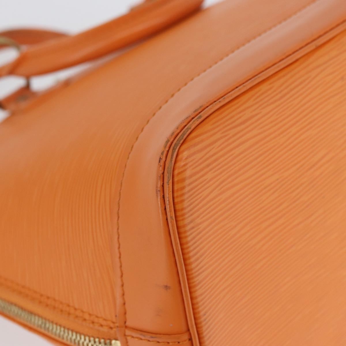 Louis Vuitton Vintage Alma Epi Leather Orange Leather Handbag (Pre-Owned)