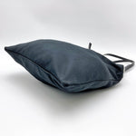 Fendi Mamma Baguette Navy Canvas Shoulder Bag (Pre-Owned)