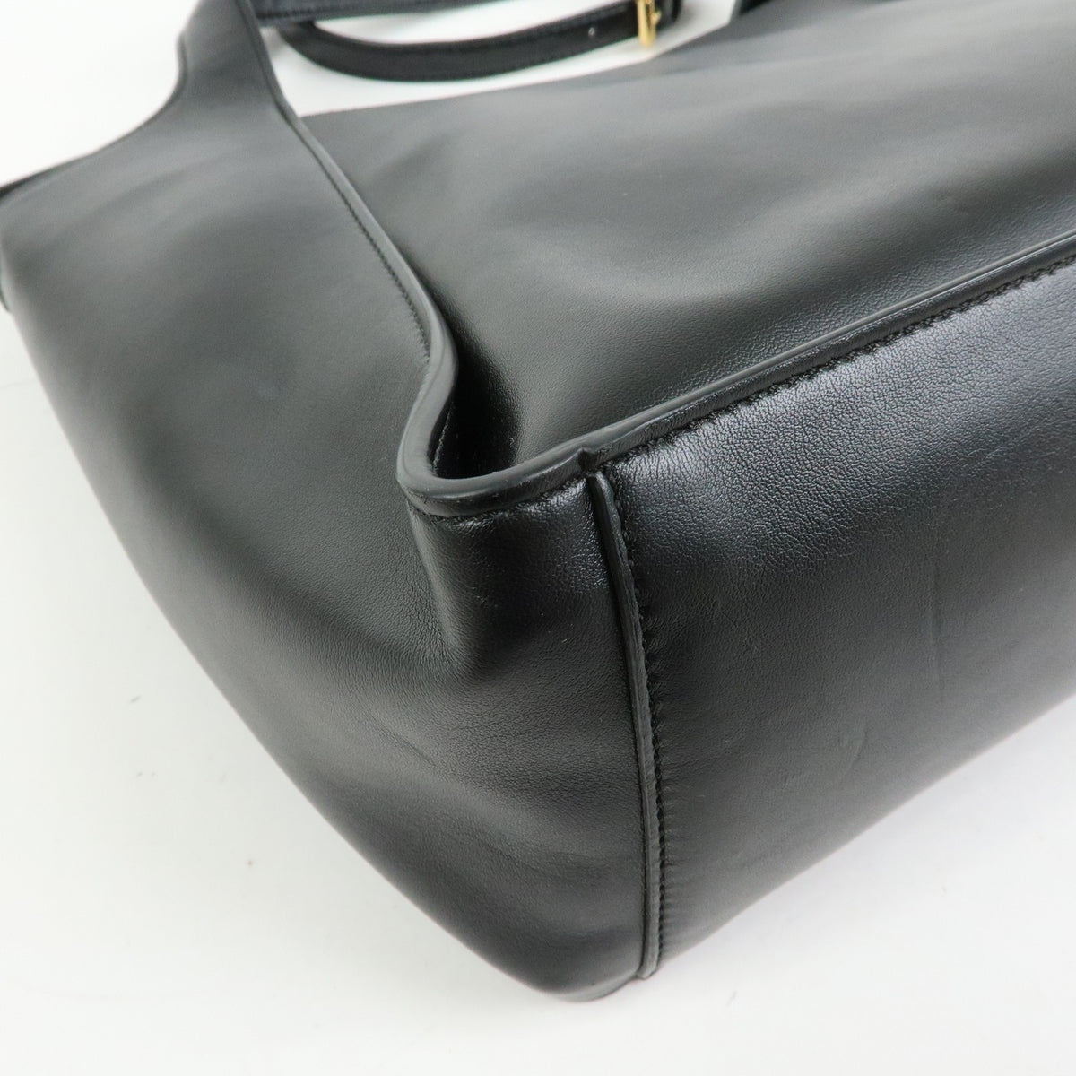 Stella Mccartney Alter Faux Leather Black Synthetic Tote Bag Bag (Pre-Owned)