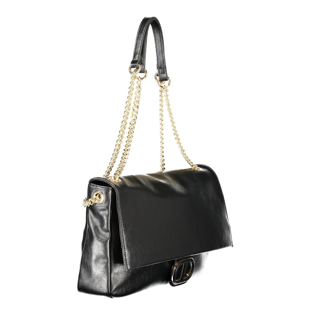 Twinset Nero Poliuretano Woman Shoulder Women's Bag