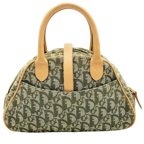 Dior Saddle Khaki Canvas Handbag (Pre-Owned)