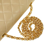 Chanel Diana Beige Leather Shoulder Bag (Pre-Owned)
