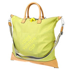 Louis Vuitton Cube Yellow Canvas Handbag (Pre-Owned)