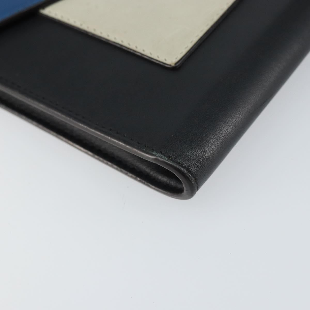 Celine Pocket Envelope Wallet On Chain Leather Multicolour Leather Clutche & Pouche Bag (Pre-Owned)