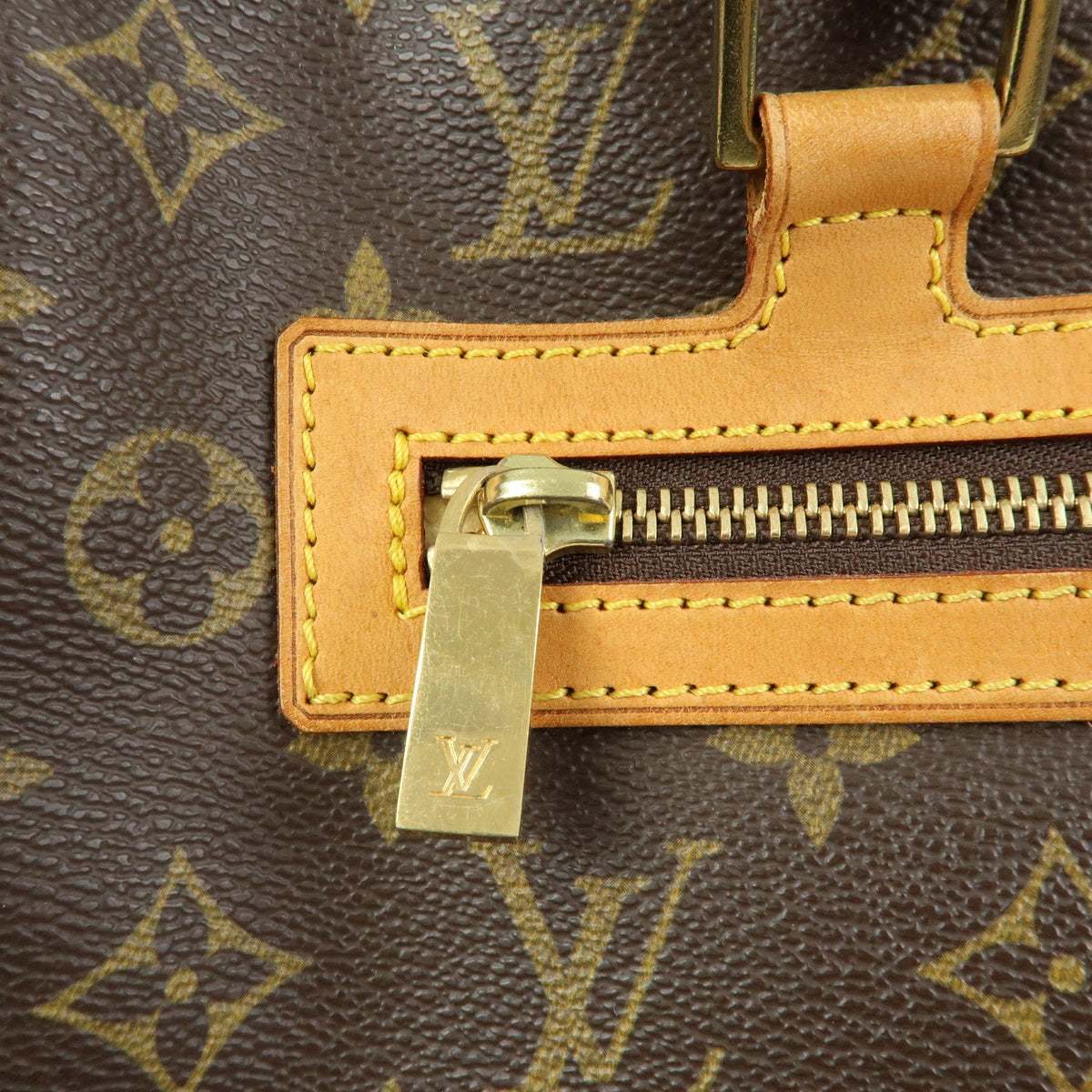 Louis Vuitton Cite Monogram Canvas Brown Canvas Handbag (Pre-Owned)