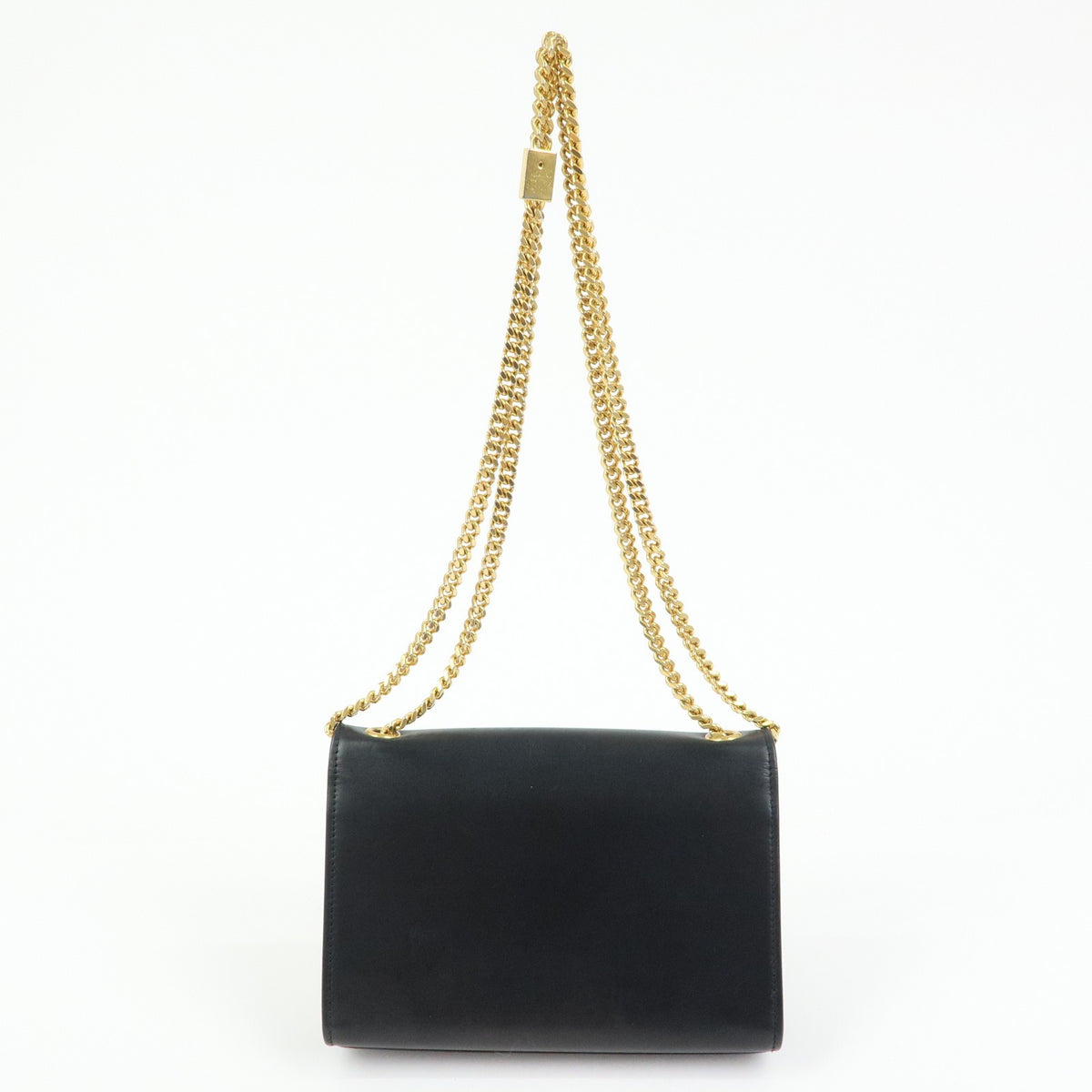 Saint Laurent Classic Monogram Tassel Leather Black Leather Crossbody Bag Bag (Pre-Owned)