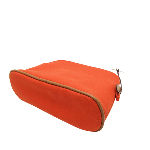 Hermès Bolide Orange Cotton Clutch Bag (Pre-Owned)