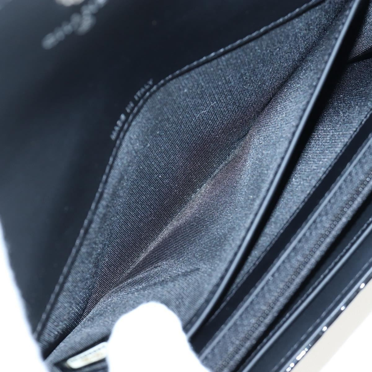 Chanel Cc French Flap Quilted Patent Leather Black Patent_Leather Wallets Accessory (Pre-Owned)
