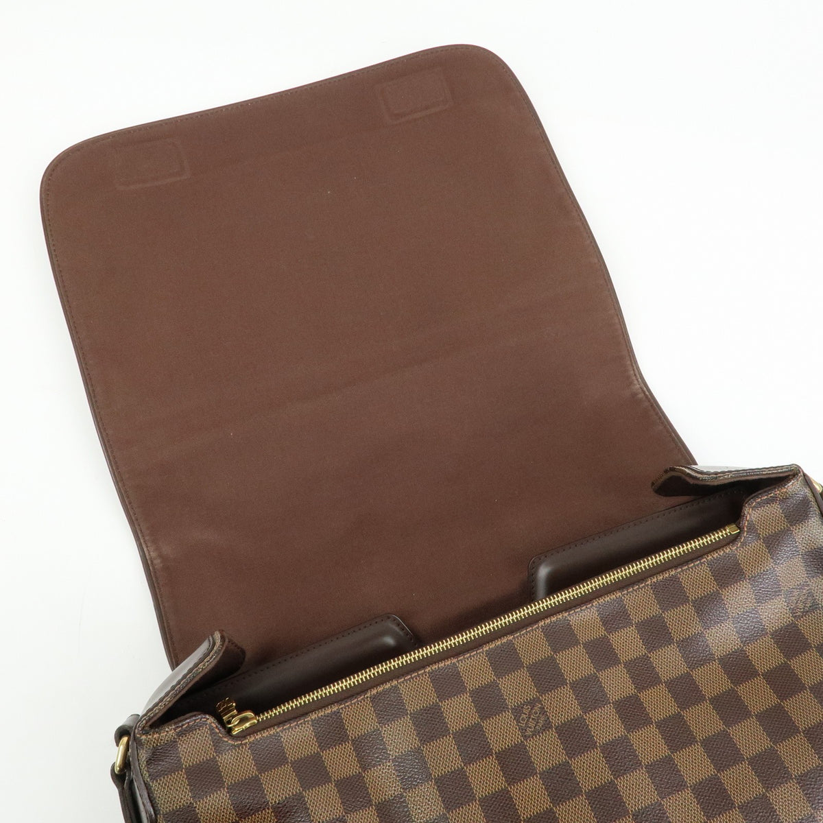 Louis Vuitton Spencer Messenger Damier Brown Canvas Handbag (Pre-Owned)