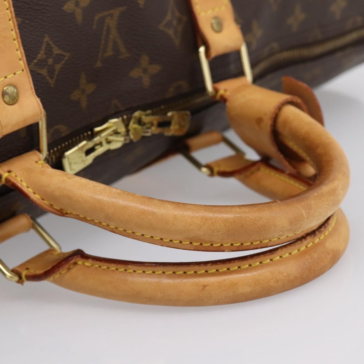Louis Vuitton Keepall Monogram Canvas Brown Canvas Travel Bag Bag (Pre-Owned)