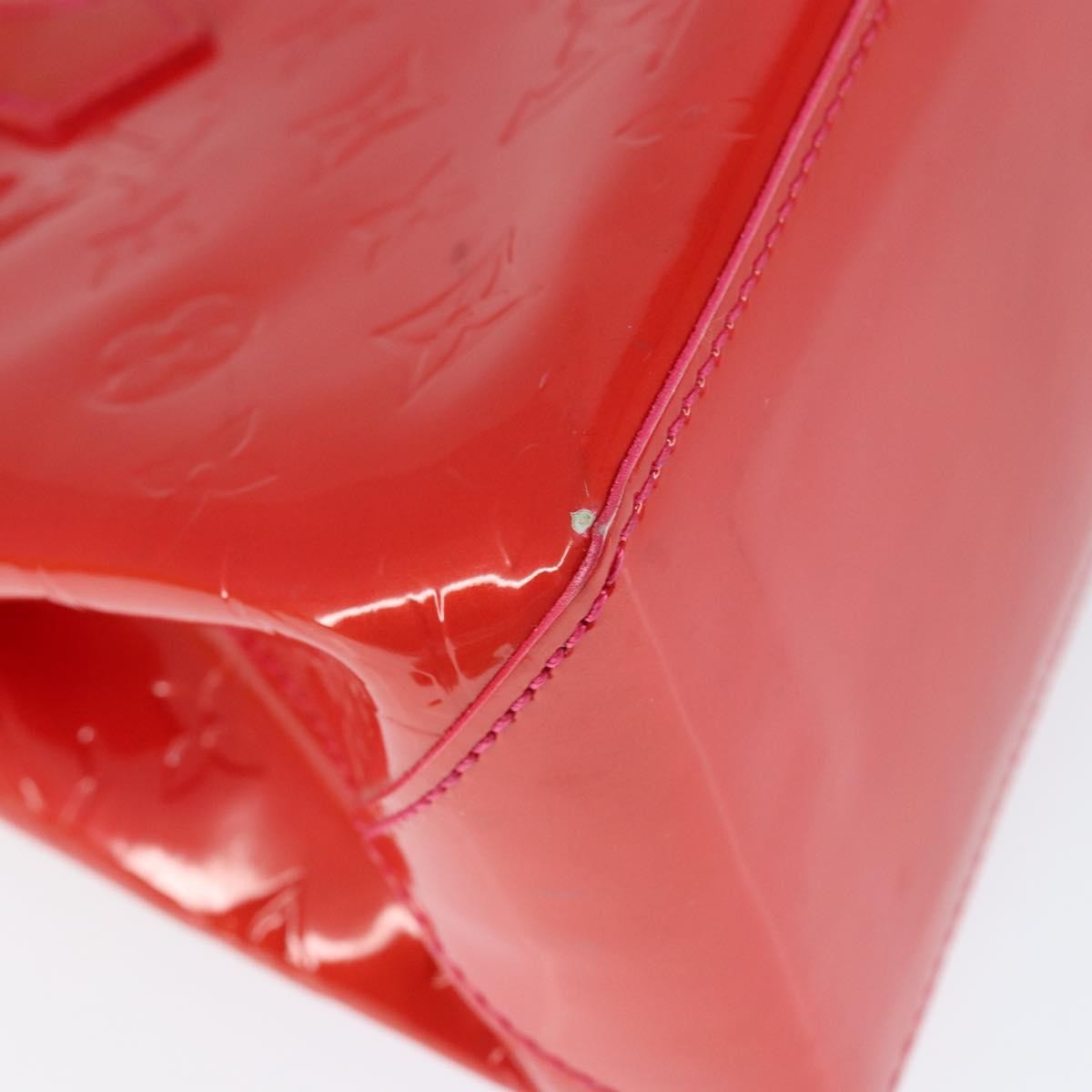 Louis Vuitton Wilshire Monogram Vernis Pink Patent_Leather Handbag (Pre-Owned)