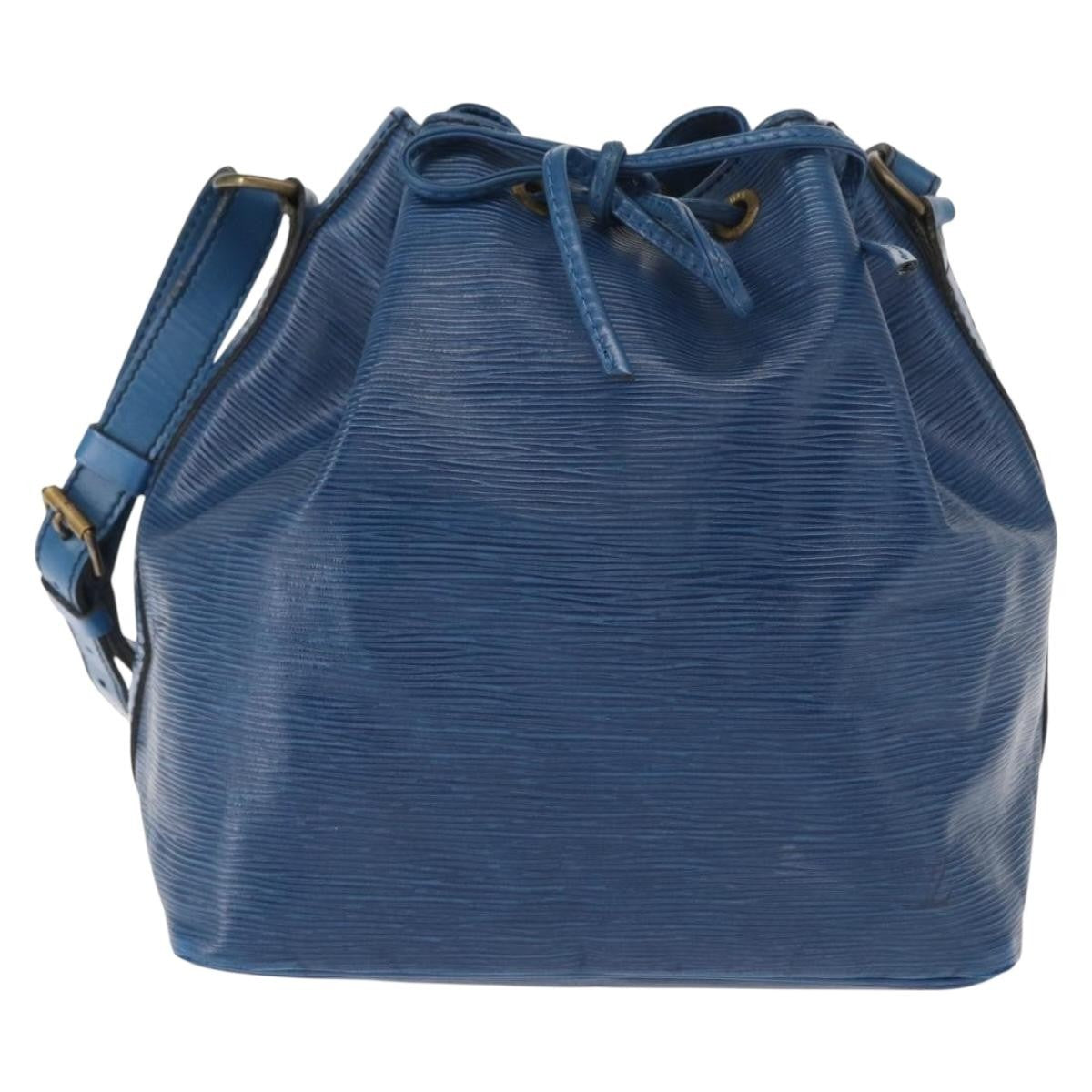Louis Vuitton Noe Epi Leather Blue Leather Shoulder Bag Bag (Pre-Owned)