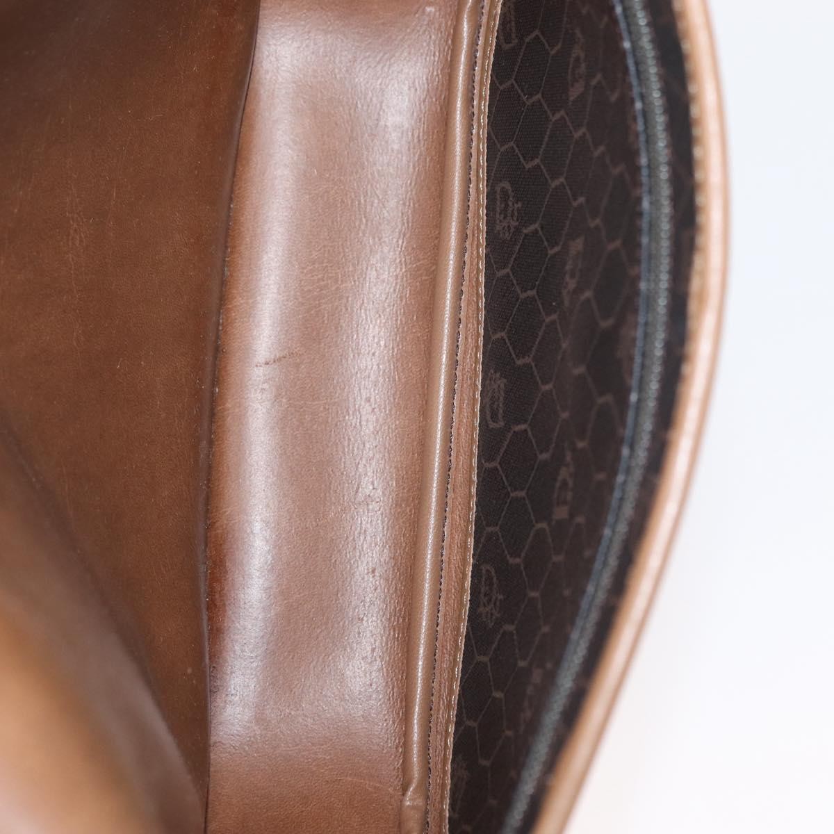 Christian Dior Vintage Honeycomb Flap Canvas And Leather Black Canvas Shoulder Bag Bag (Pre-Owned)